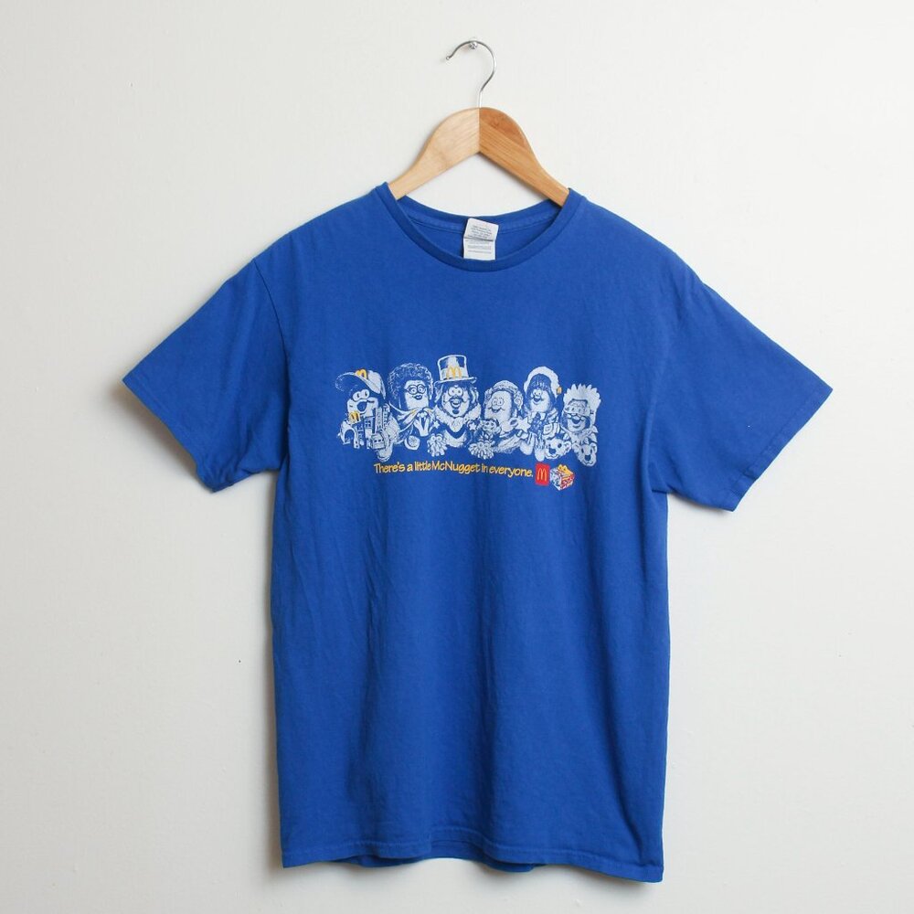 McDonalds X Kerwin Frost Shirt Mens Medium Blue Chicken Mcnugget Buddies Tee